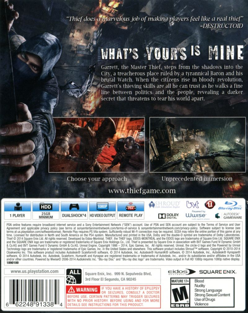 Thief - PS4