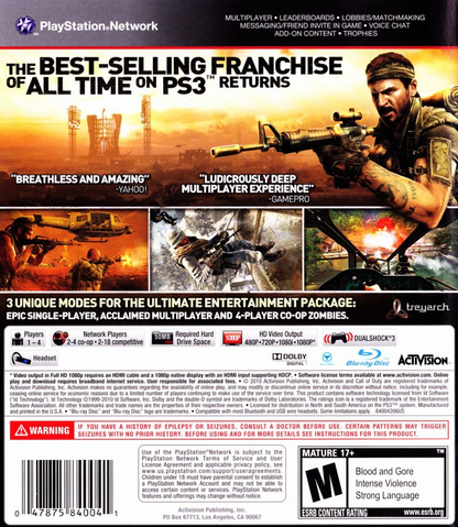 Call of Duty: Black Ops - PS3