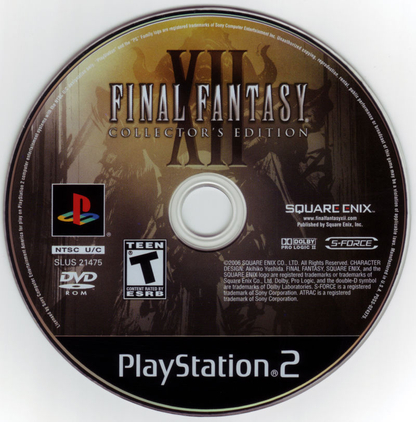 Final Fantasy XII Collectors Edition - PS2
