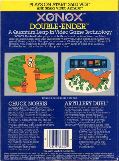 Artillery Duel / Chuck Norris Superkicks - Atari 2600