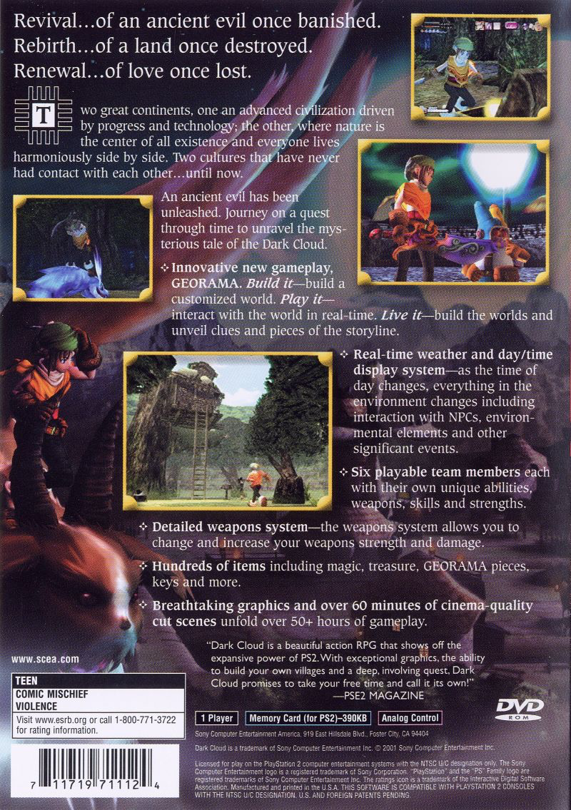 Dark Cloud - PS2