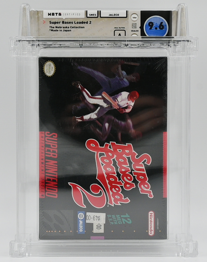 Super Bases Loaded 2 SNES 9.6 A - NEBRASKA COLLECTION