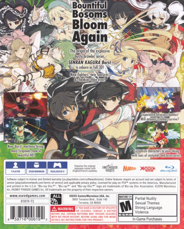 Senran Kagura Burst Re:Newal - PS4
