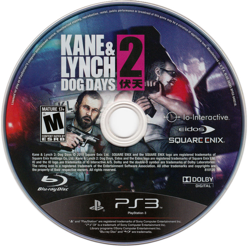 Kane & Lynch 2: Dog Days - PS3