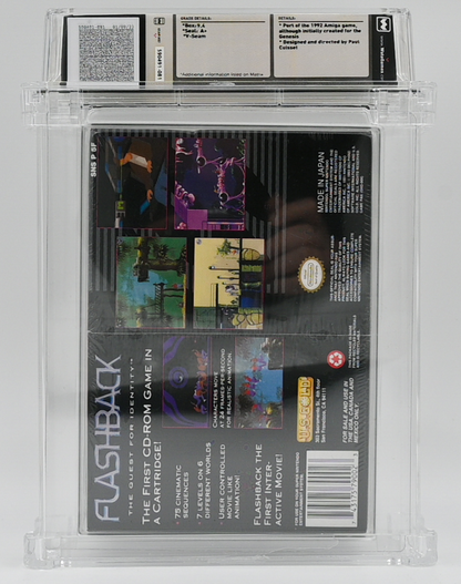 Flashback: The Quest for Identity SNES 9.4 A - NEBRASKA COLLECTION