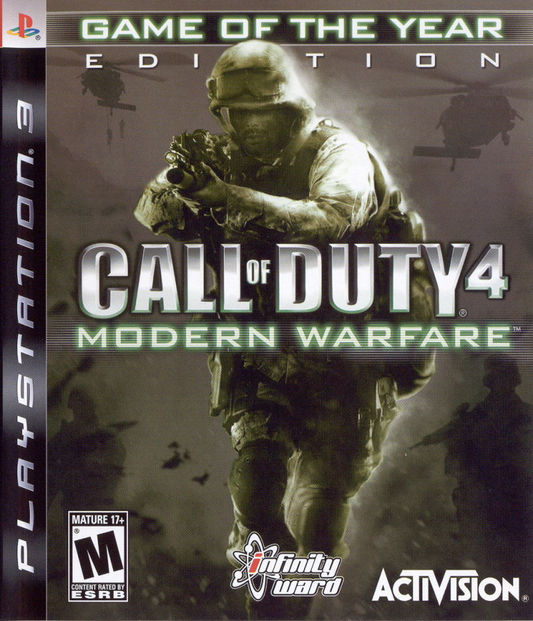 Call of Duty 4: Modern Warfare - Game of the Year Edition - PS3