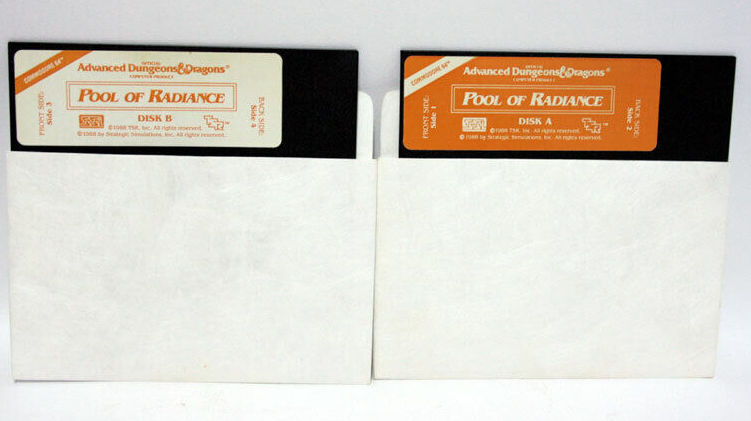 Advanced Dungeons and Dragons Pool of Radiance - Commodore 64