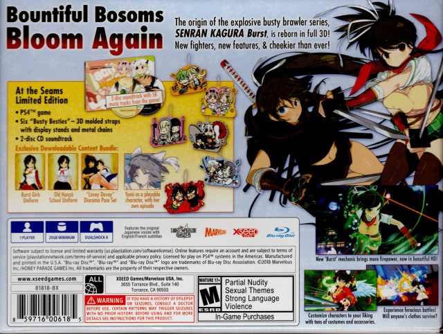 Senran Kagura Burst Re:Newal - At The Seams Edition - PS4