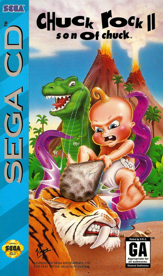 Chuck Rock 2: Son of Chuck - Sega CD