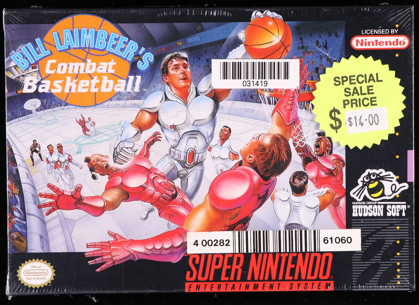 Bill Lambeer's Combat Basketball SNES 9.0 A - NEBRASKA COLLECTION
