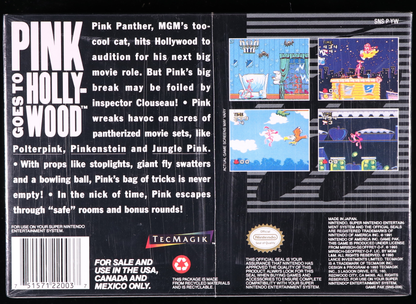 Pink Goes to Hollywood SNES 9.6 A+ - NEBRASKA COLLECTION