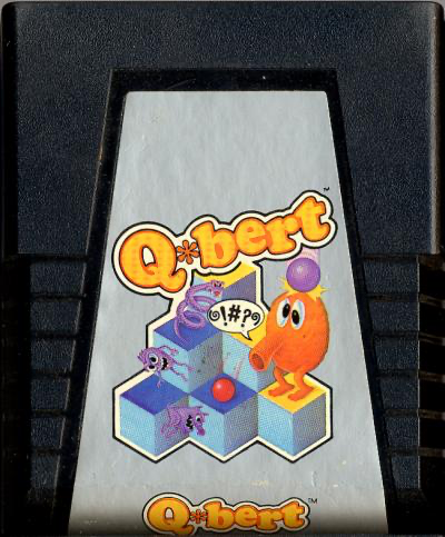 Q*bert (Silver Label) - Atari 2600