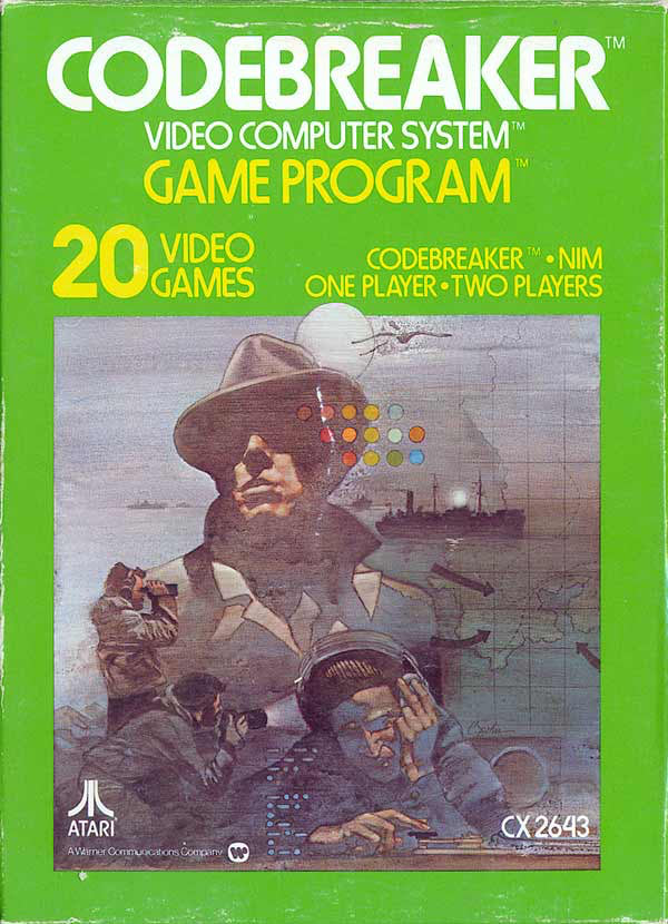 Codebreaker (Text Label) - Atari 2600