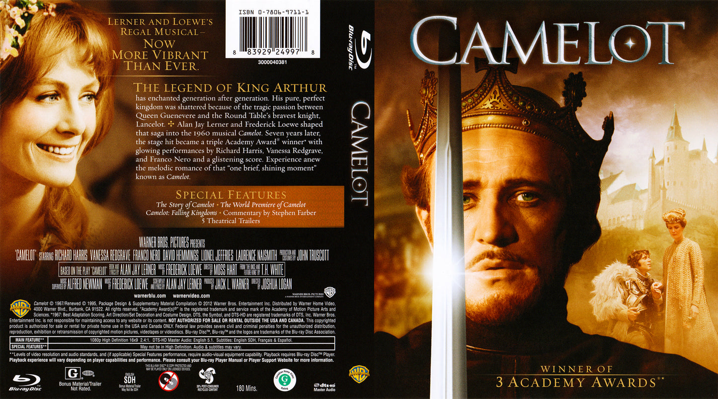 Camelot - Blu-ray Musical 1967 G