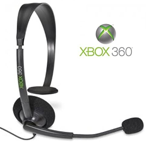 Wired Official Headset | Black - Xbox 360