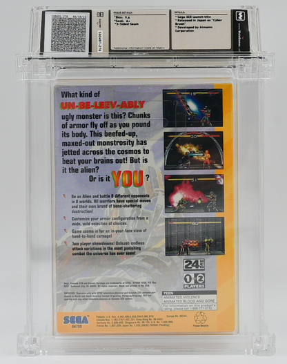 Cosmic Carnage SEGA 32X 9.6 A+ - NEBRASKA COLLECTION