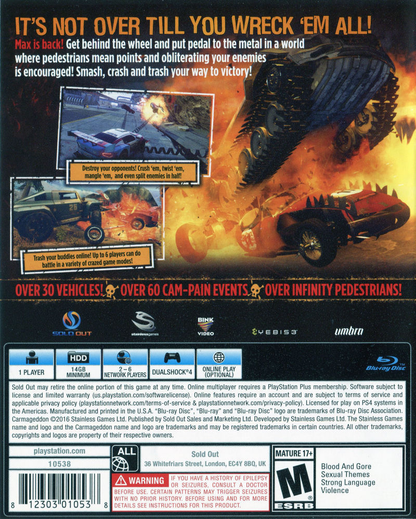 Carmageddon: Max Damage - PS4