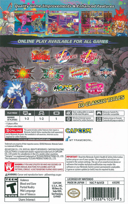 Capcom Fighting Collection - Switch