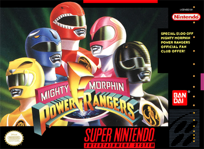 Mighty Morphin Power Rangers - SNES