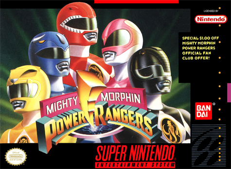 Mighty Morphin Power Rangers - SNES