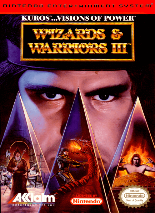 Wizards & Warriors III Kuros Visions of Power - NES