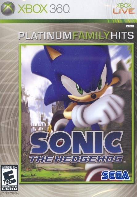 Sonic the Hedgehog - Platinum Family Hits - Xbox 360
