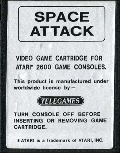 Space Attack (Silver Label) - Atari 2600