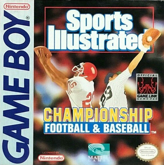 Sports Illustrated: Championship Football & Baseball - Game Boy