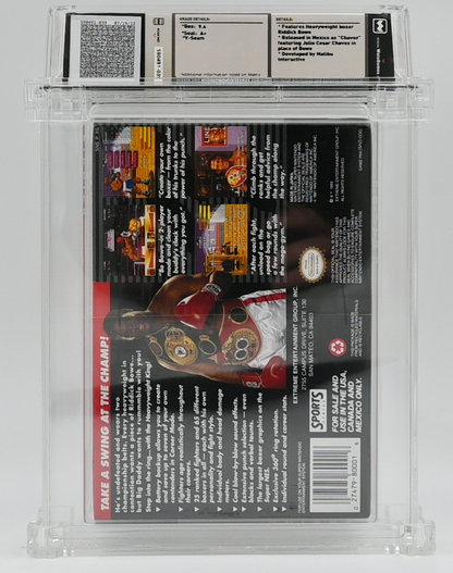 Riddick Bowe Boxing SNES 9.4 A+ - NEBRASKA COLLECTION