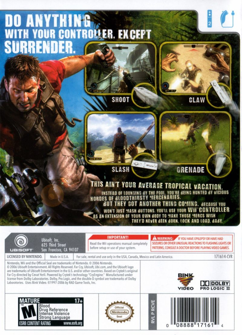 Far Cry: Vengeance - Wii