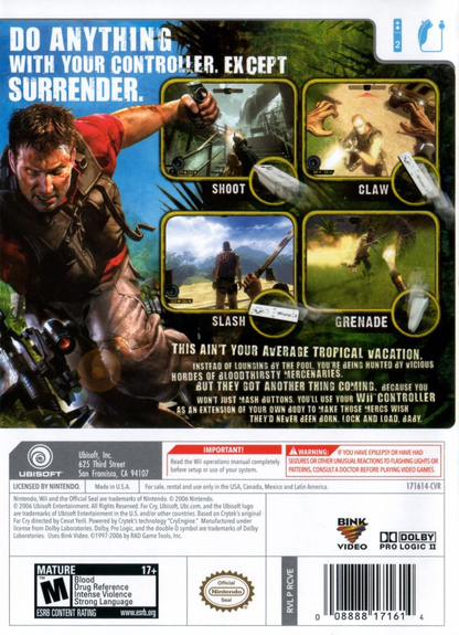 Far Cry: Vengeance - Wii