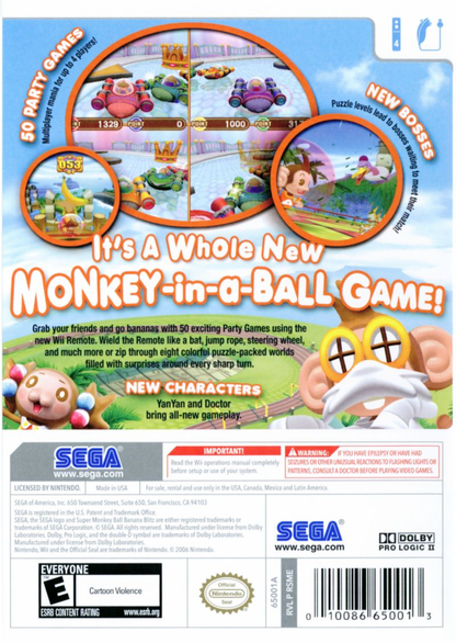Super Monkey Ball: Banana Blitz - Wii
