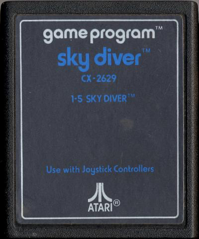 Sky Diver (Text Label) - Atari 2600