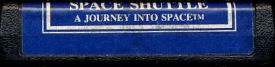 Space Shuttle: A Journey Into Space (Blue Text Label) - Atari 2600
