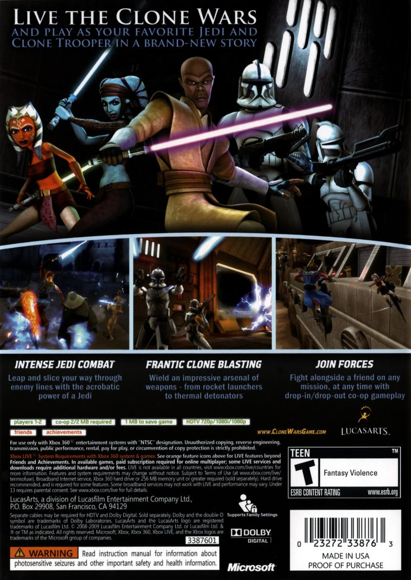 Star Wars: The Clone Wars Republic Heroes - Xbox 360