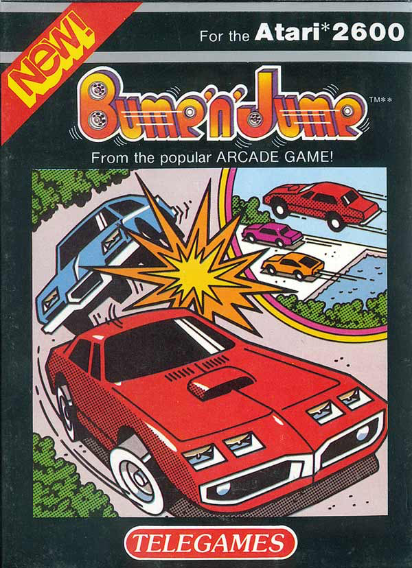Bump 'N' Jump (Silver Label) - Atari 2600