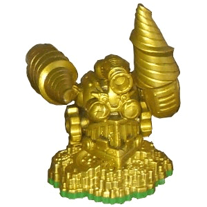 Gold Drill Sergeant - Skylander - Spyros Adventure Character Chase Variants
