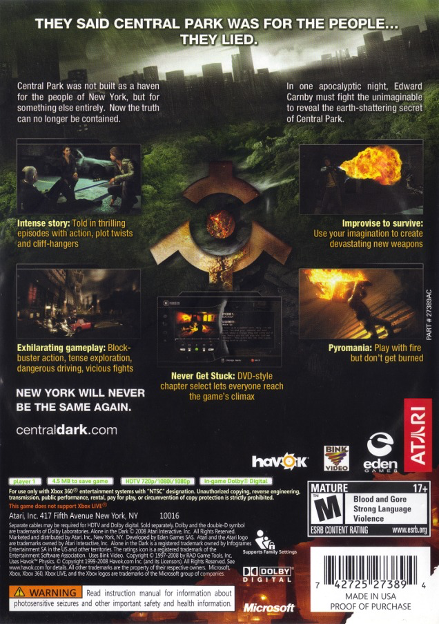 Alone in the Dark - Xbox 360