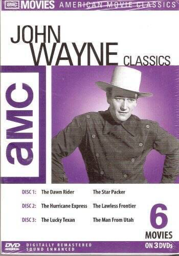 AMC John Wayne Classics: Dawn Rider / Star Packer / Hurricane Express / Lawless Frontier / Lucky Texan / Man From Utah - DVD