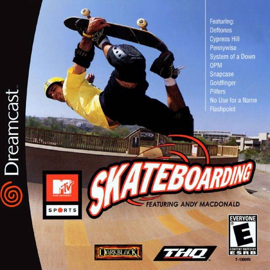 MTV Sports Skateboarding featuring Andy MacDonald - Dreamcast
