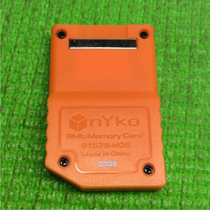 Nyko 8MB 123 Blocks Orange Memory Card - Gamecube