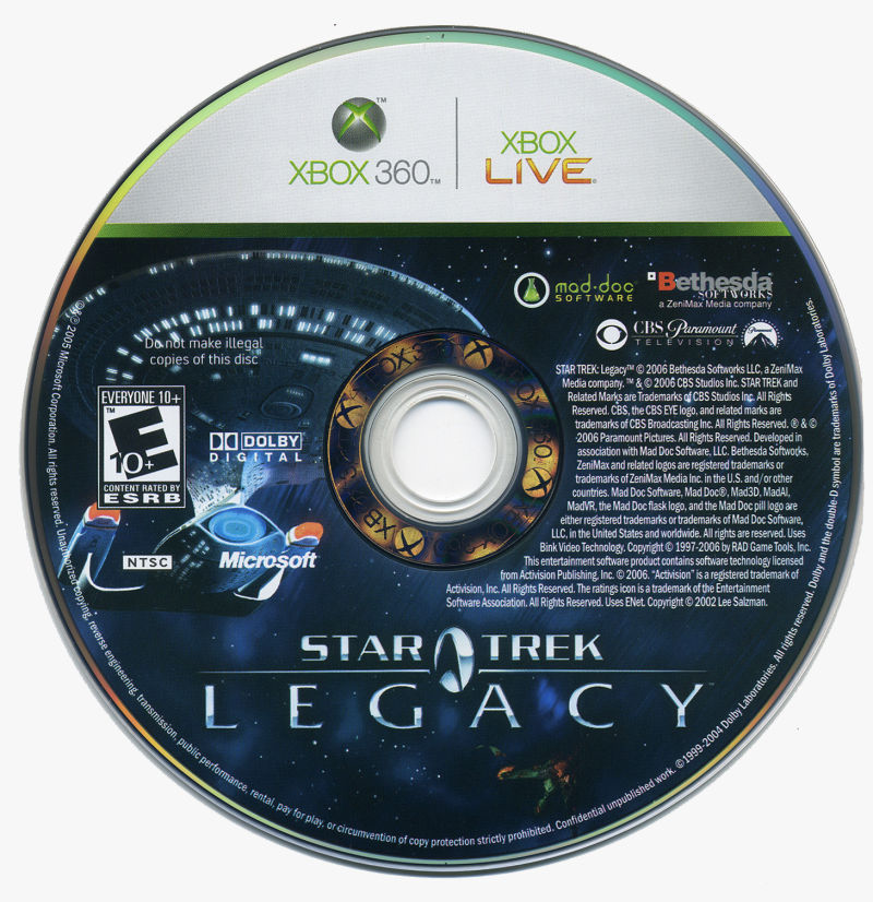Star Trek: Legacy - Xbox 360