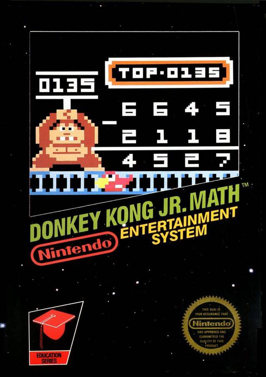 Donkey Kong Jr. Math (3-Screw) - NES