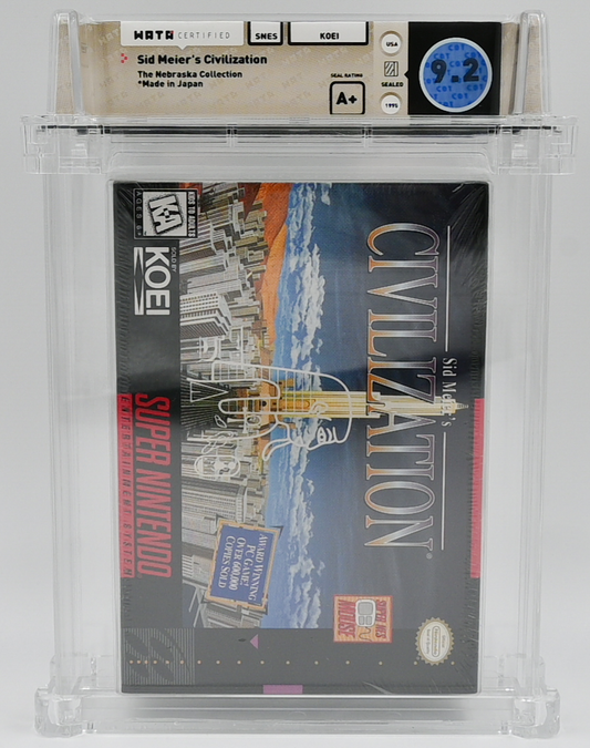 Sid Meier's Civilization SNES 9.2 A+ - NEBRASKA COLLECTION