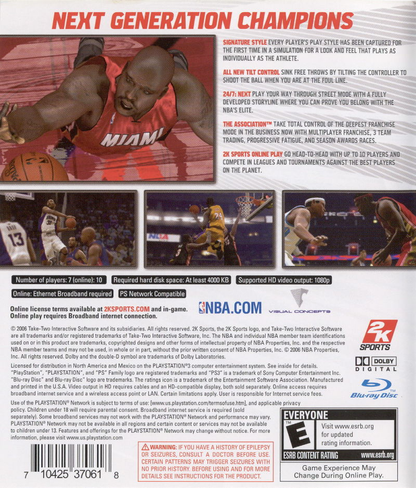 NBA 2K7 - PS3