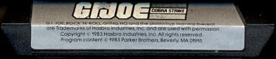 G.I. Joe Cobra Strike (Grayscale Label) - Atari 2600