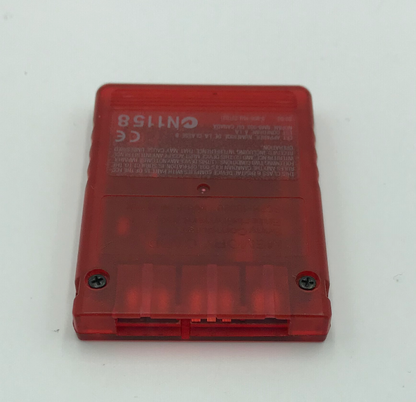 Memory Card PS2 8 MB Official Red - PS2