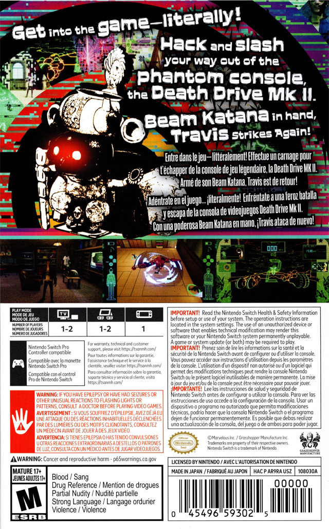 Travis Strikes Again: No More Heroes - Switch