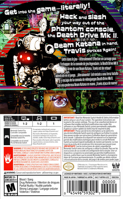 Travis Strikes Again: No More Heroes - Switch