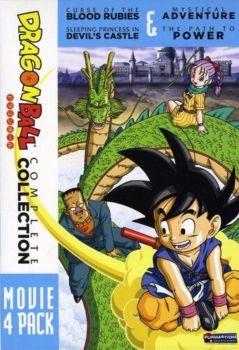 Dragon Ball: 4 Movies: Curse Of Blood Rubies / Sleeping Princess In Devil's Castle / Mystical Adventure / Path To Power - DVD
